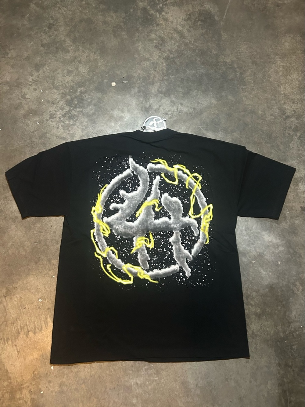Lost Hills Electric Skeleton Graphic Tshirt - Picture 2 of 3